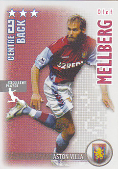 Olof Melberg Aston Villa 2006/07 Shoot Out Excellent Player #23